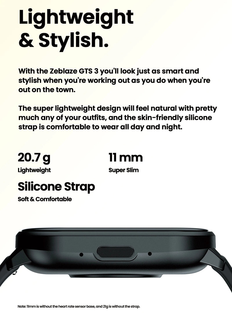 Smart Watch Ultra-big New Zeblaze GTS 3 Voice Calling